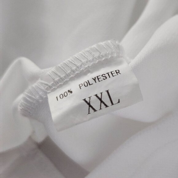 Seaguar Not Seeing Is Believing Men's XXL White Polo Shirt Polyester Fishing App - Picture 8 of 8